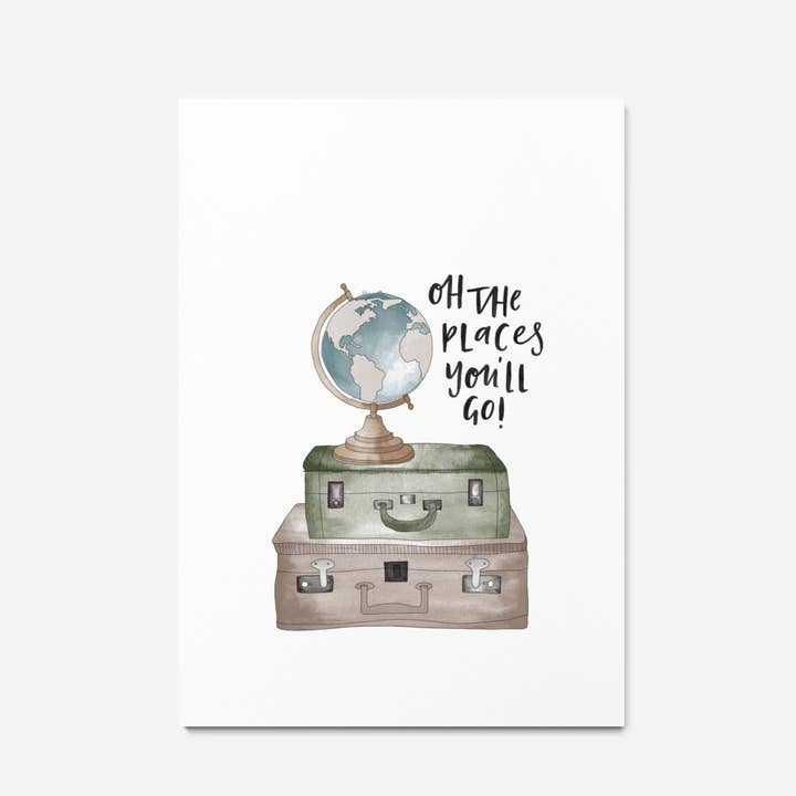 Oh the Places You'll Go Print for wholesale by In the Daylight