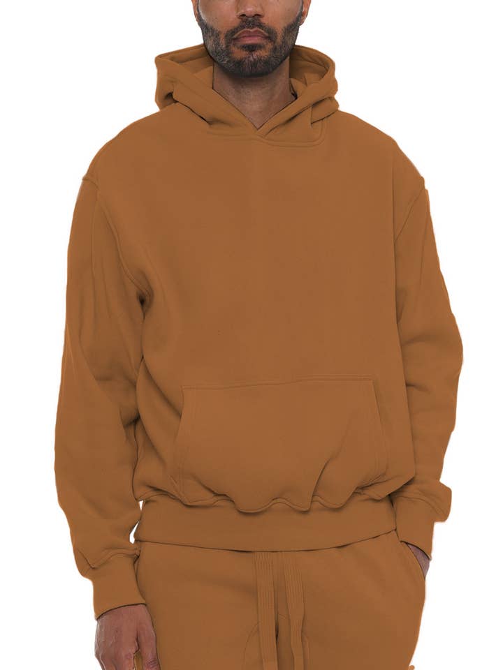 WEIV - Wholesale Hoodie - Men's - Premium Cotton Blend Solid Hoodie Sweater4