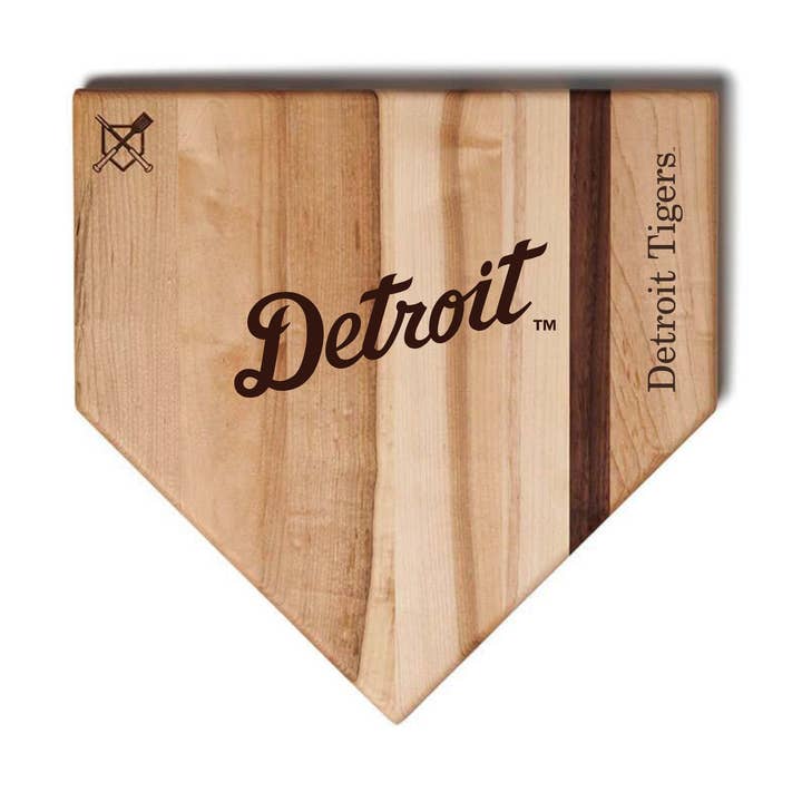 Detroit Tigers Home Plate skærebrætter | Flere størrelser for engroshandel hos Baseball BBQ