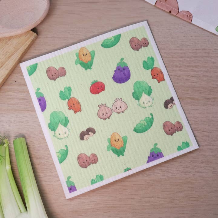 moo munchies Swedish dish cloth for wholesale by Art of Xodosch