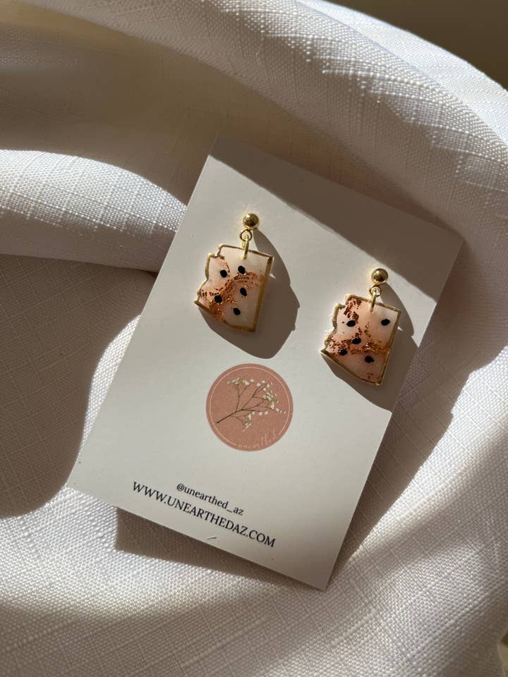 Saguaro Seeds+Cobre pequeno Az Hoop por atacado de Unearthed by Kathryn Peña