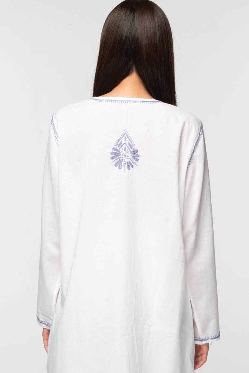 Sevya Handmade - Wholesale Tunic - Women's - Divya Hand-Embroidered Cotton Tunic8