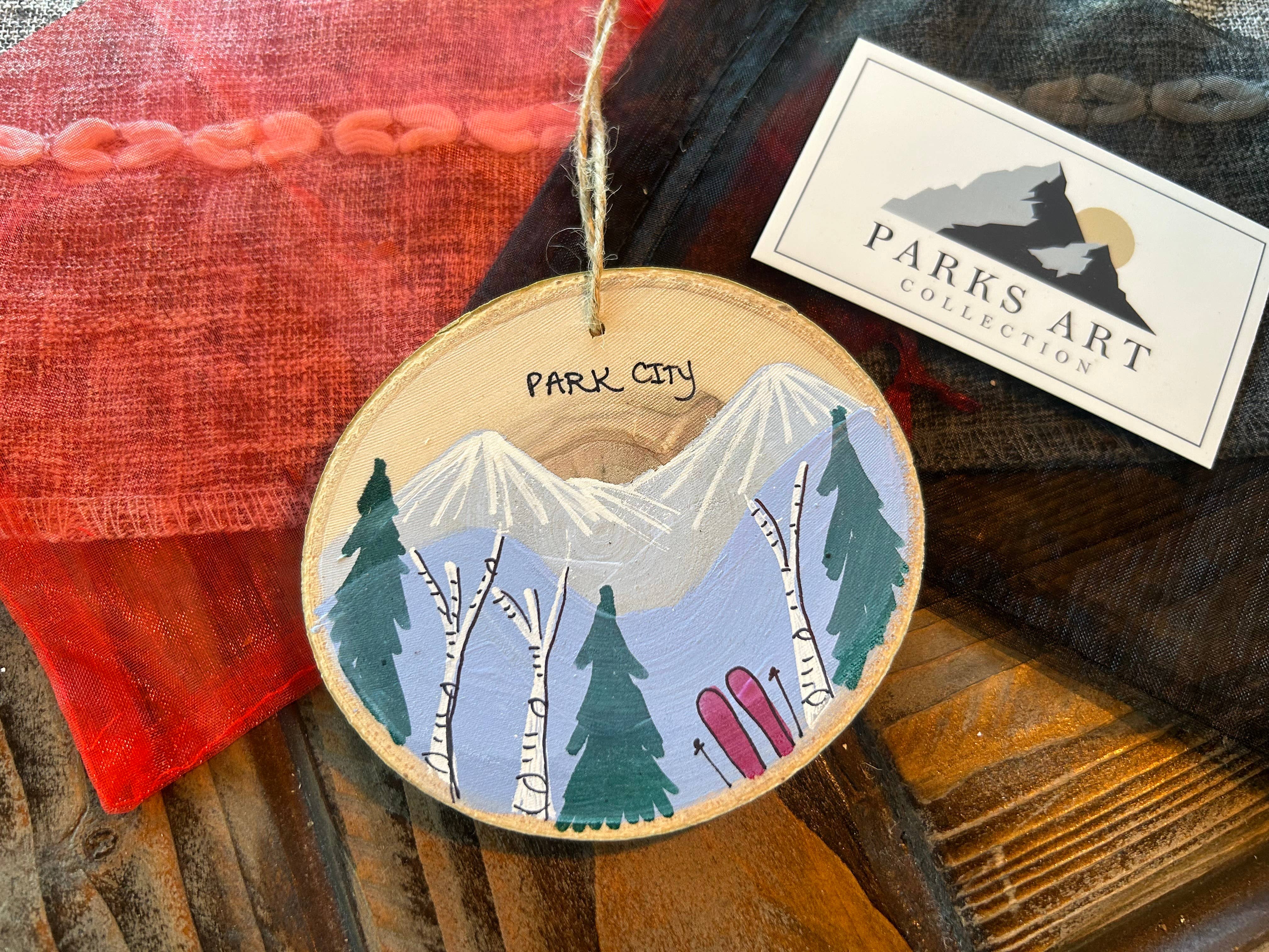 Parks Art Collection - Wholesale Ornament - Hand Painted Ski Resort Ornaments, Any Ski Resort, Variety9