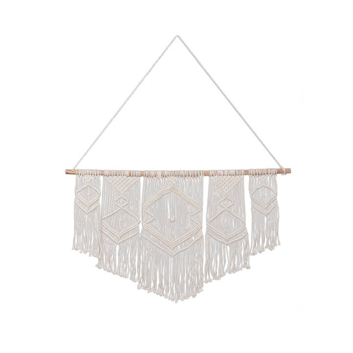 Park Hill Collection - Wholesale Tapestry/Textile - Park Hill Collection Karma Cotton Macrame Wall Hanging