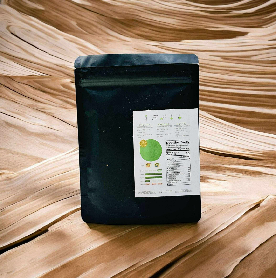 Lisata - Vente Thés santé/détox - HIKARI – Matcha Cérémonial - 40g1