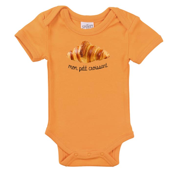 Spunky Stork - Wholesale Screen Printed T-Shirt - Kids - Mon Petit Croissant Organic Cotton French Baby Toddler Shirt10