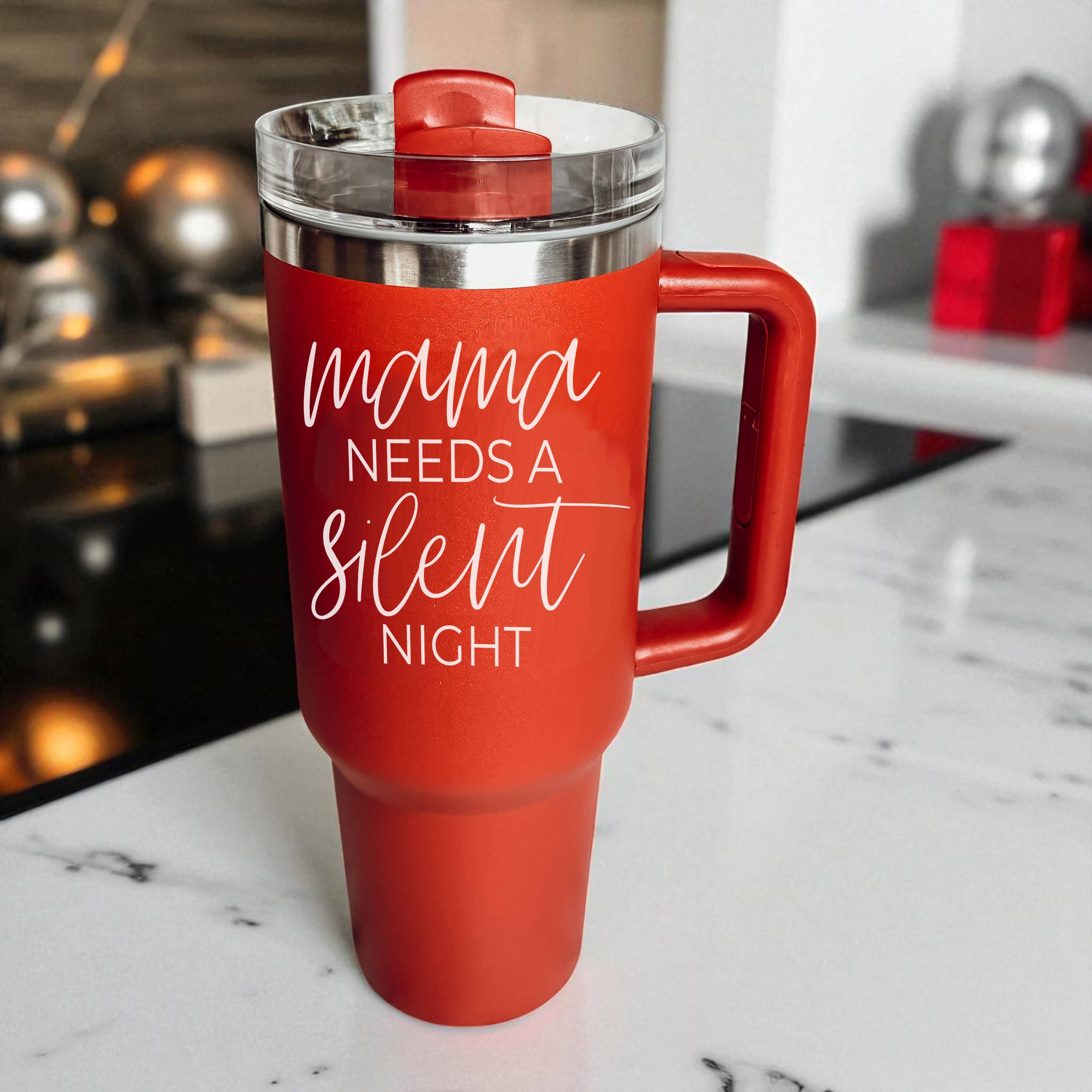 Gia Roma - Wholesale Insulated Mug/Tumbler - Funny Christmas Gift for Mom, 40oz Holiday Tumbler w/ handle75