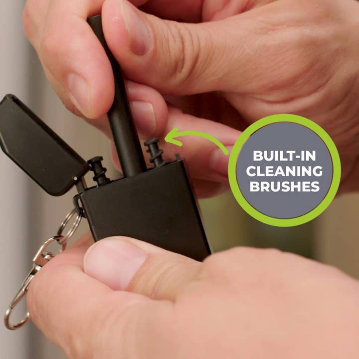 TubShroom - Vente Paille - Paille en métal réutilisable STRO avec étui portable et brosse4