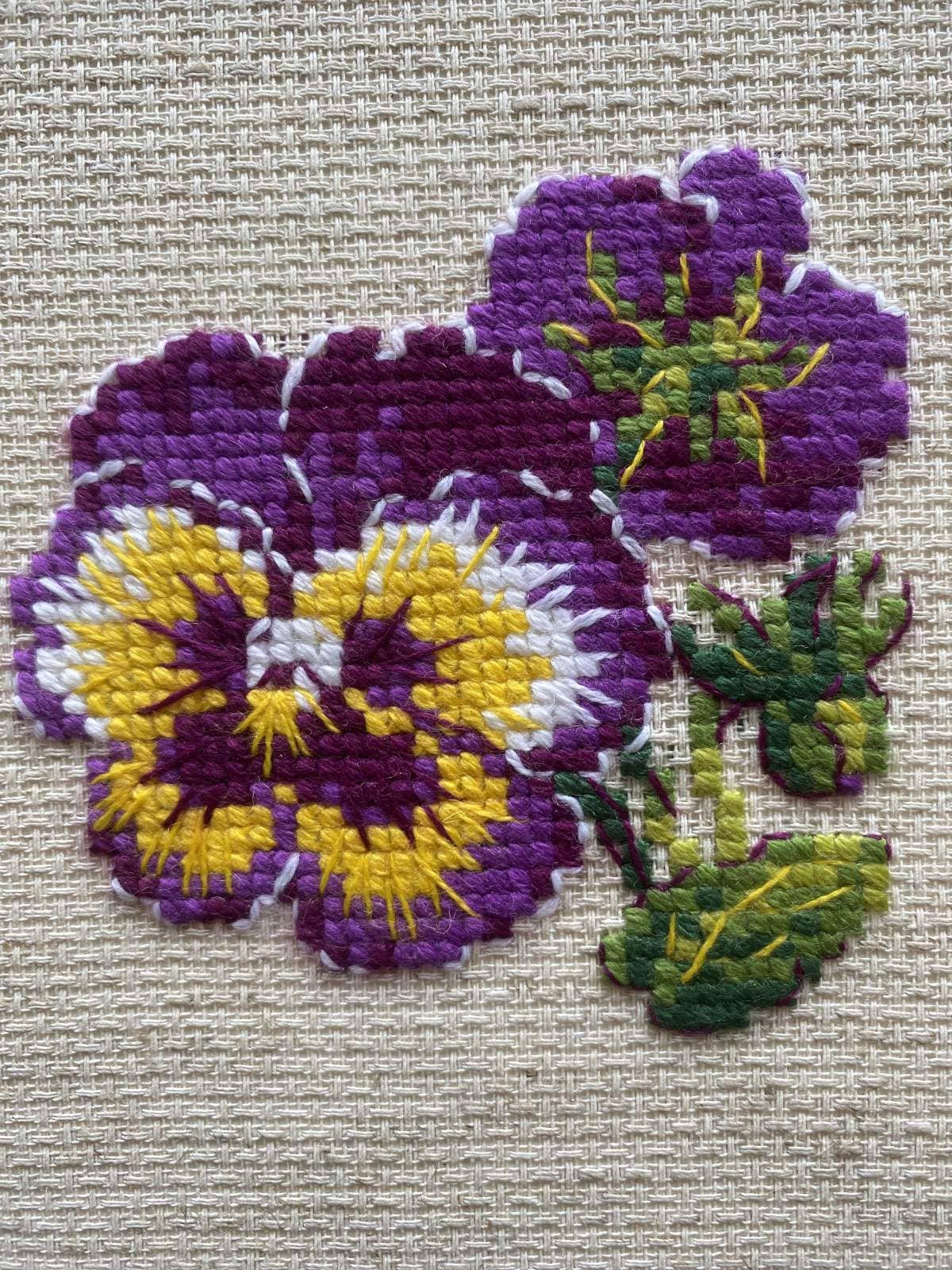 RIOLIS - Wholesale Embroidery/Cross Stitch Supplies - Cross Stitch Kit From Riolis 1857 Pair Of Pansies2
