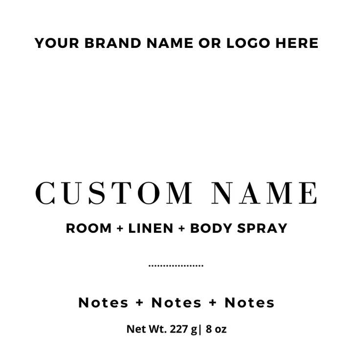 Perla López Baray – wholesale Rums- och linnespray – Anpassad etikett | 3 i 1 Rum + Linne + Kroppsspray | Icke-giftig2