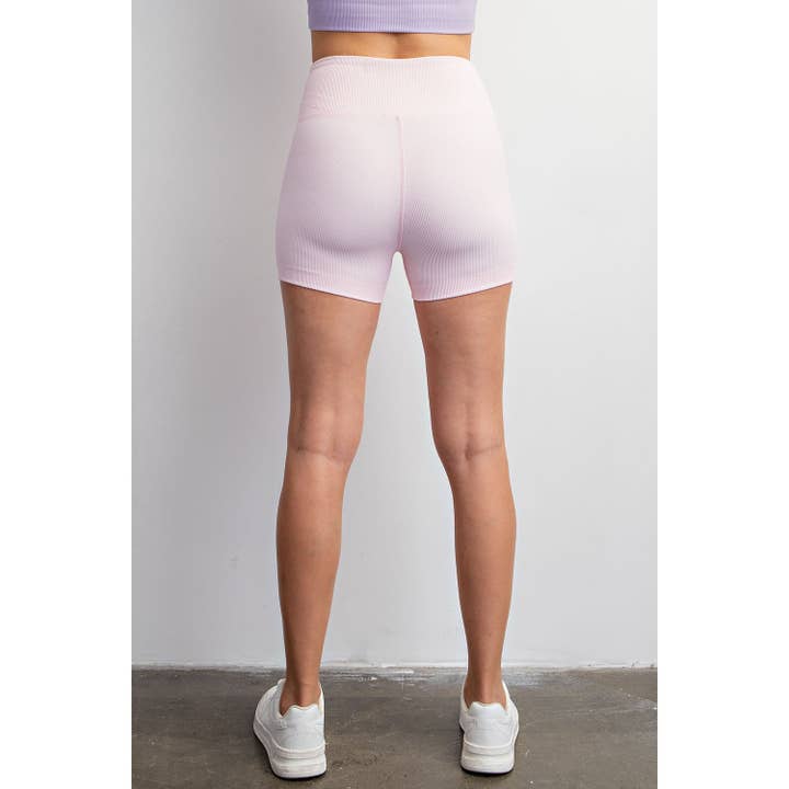 Rae Mode - Wholesale Athletic Shorts - Women's - NYLON RIB BIKER PANT WITH SIDE POCKETS23