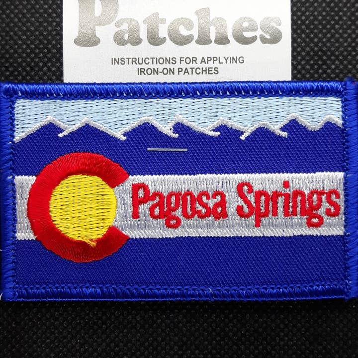 Patch - Pagosa Springs CO Flag for wholesale by Fantastic Souvenirs, Gifts & Collectibles