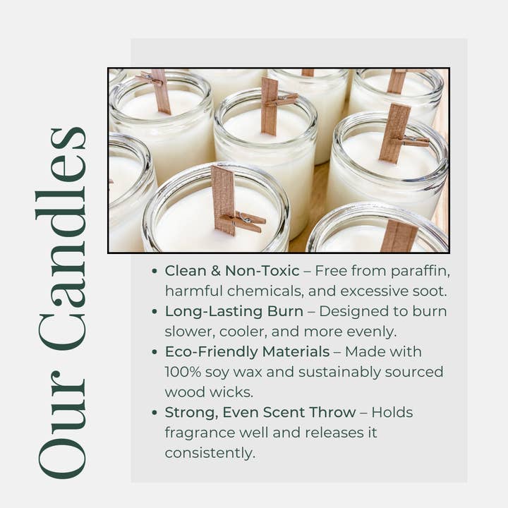 MillTown Bath & Candle Company - Wholesale Jar/Filled Candle - Custom Branded Soy Candles – Hand-Poured with Your Logo & Label