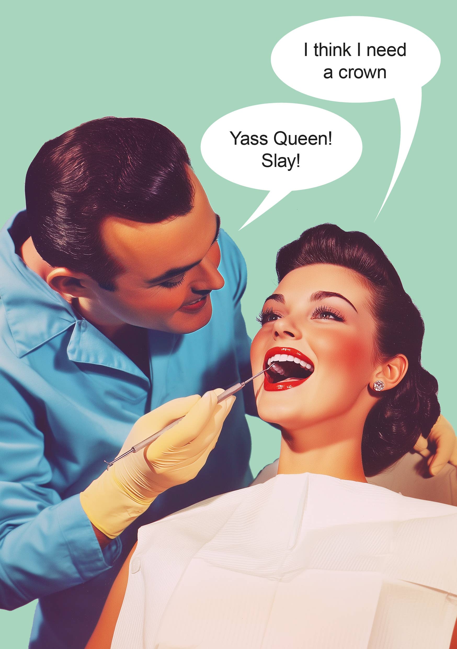 Nelson Line - Wholesale Everyday Greeting Card - SLAY - 4 x 6 KMK CARD0