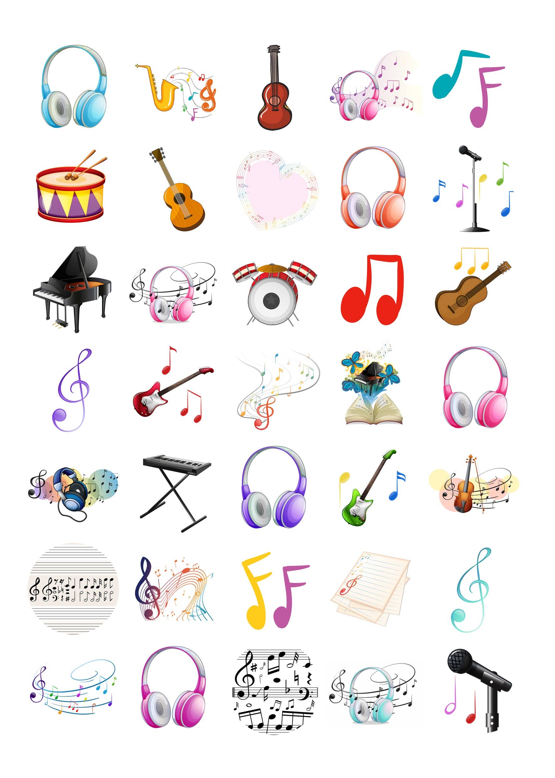 Sticker Varia - Wholesale Sticker - Sticker Sheet Music2