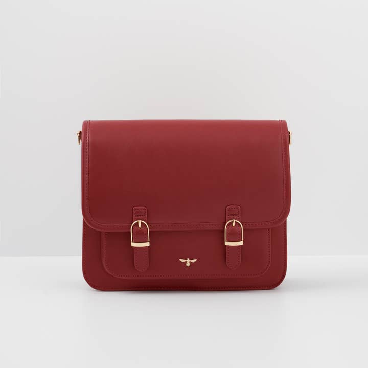 Fable England - Wholesale Crossbody Bag - Women's - Wonderland Satchel Red - UK, US & EU1