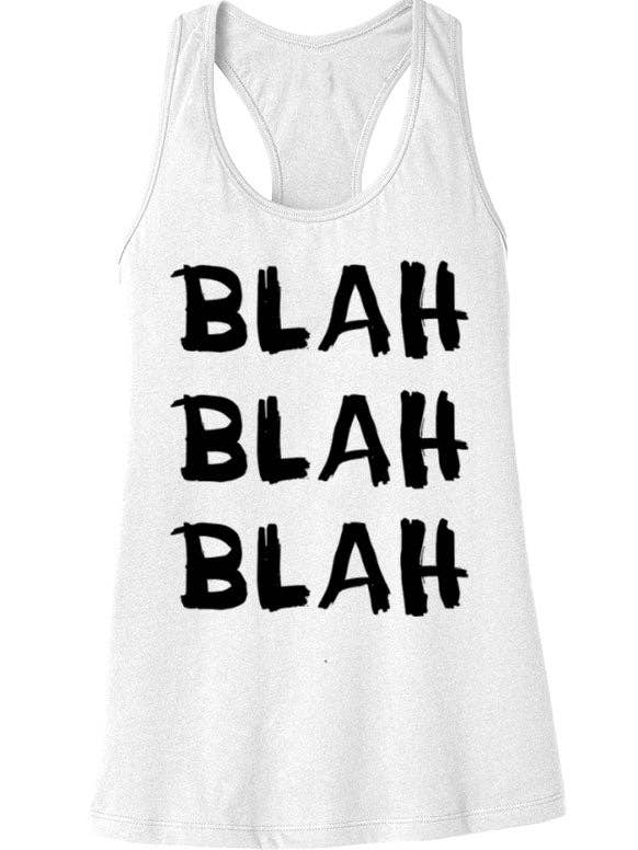 Tatdaddy „Blah Blah Blah“ Panzer für den Großhandel von TatDaddy Clothing Co.