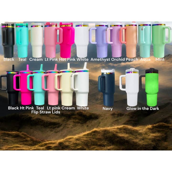 Crafty AF Studio - Wholesale Insulated Mug/Tumbler - 40oz Acotar Velaris MaasVerse NSFW laser engraved Tumbler