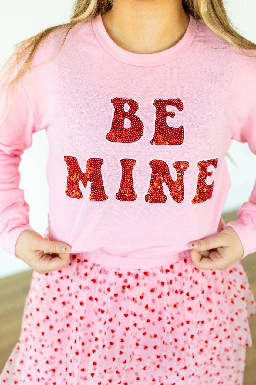 Be Mine Pink Sweatshirt for wholesale on Faire0