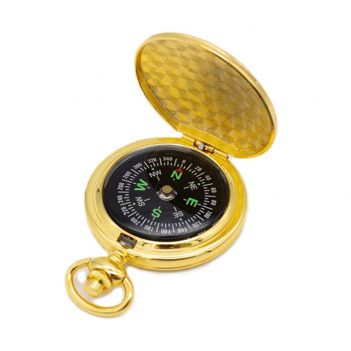 Brújula de bolsillo de oro para venta al por mayor de Roberts and Dore