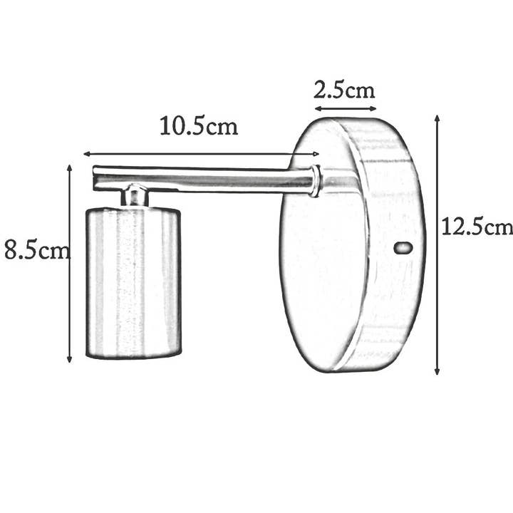 Ledsone - Wholesale Sconce - Rose Gold Metal Iron Wall Sconce Light Industrial Fixture