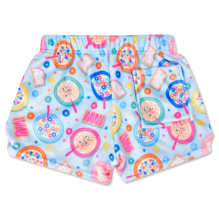 Iscream - Vente Short – enfant - Short en peluche Céréales Sucrées (Très Petit (4-6))1