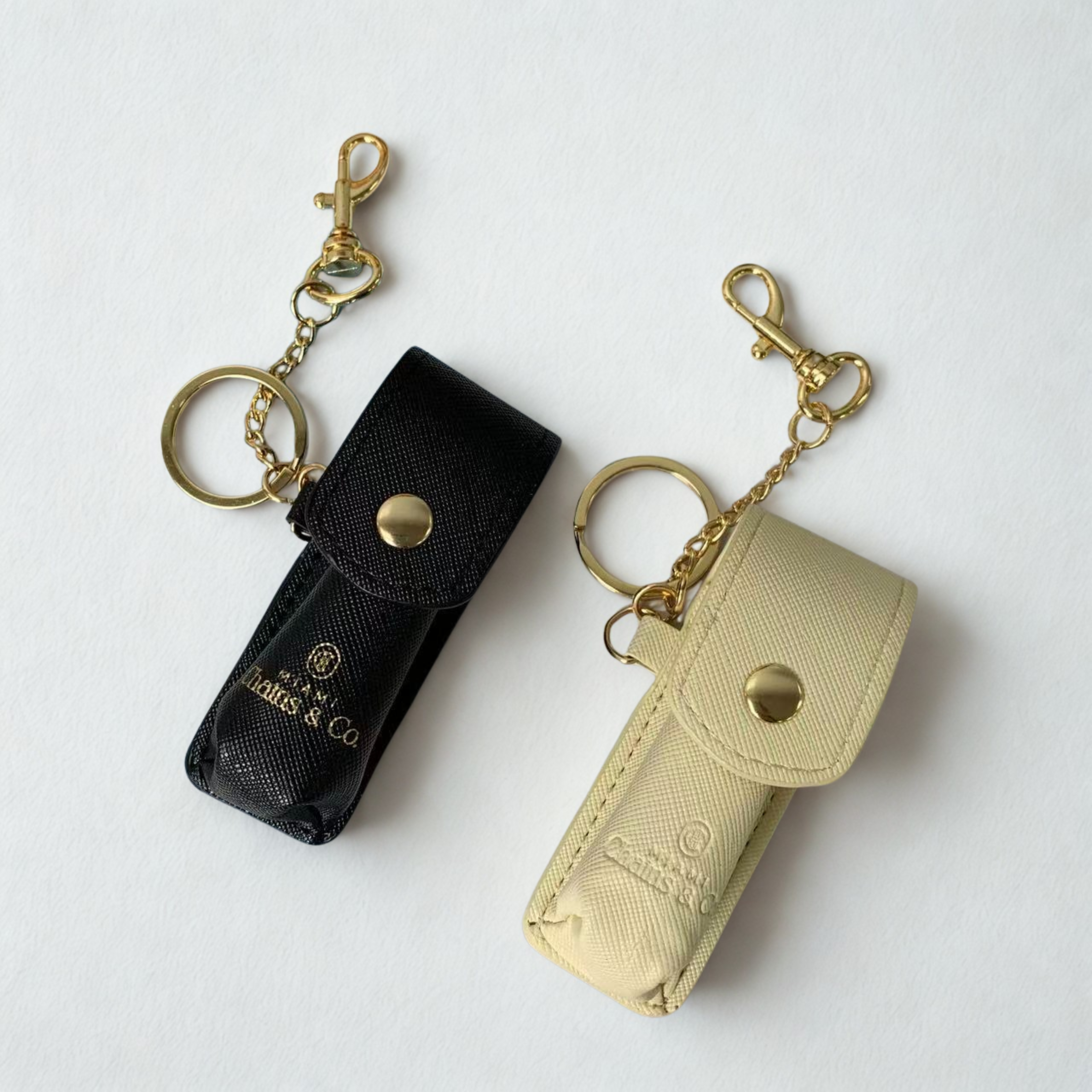 Miami Chains & Co. - Wholesale Lip Balm Case/Holder - Portable Lipstick Case in Jet Black1