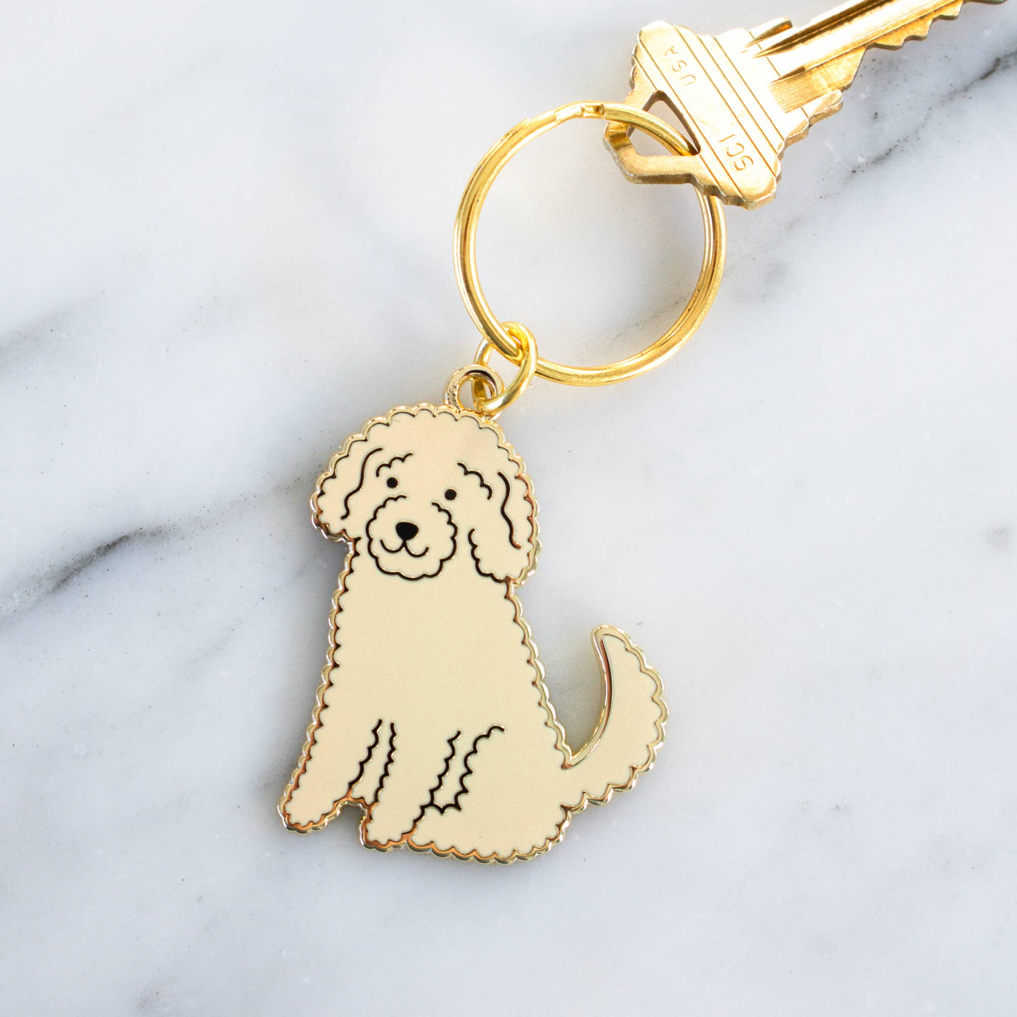 Everyday Olive - Wholesale Keychain - Women's - Golden Doodle Keychain2