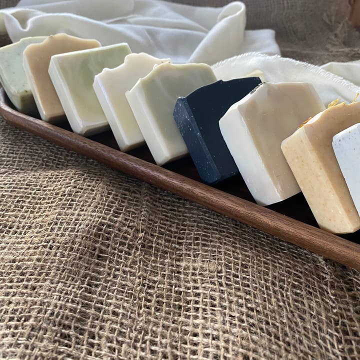 Lazuli Farms - Vendita all'ingrosso Saponette - Sapone Morning Mimosas | Bergamotto + Pompelmo | Saponetta naturale delicata al lardo fatta a mano