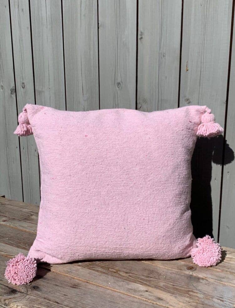 marrakeshop – wholesale Throw pillow cover – Moroccan Pillow Cushion With Pom Pom Tassel0