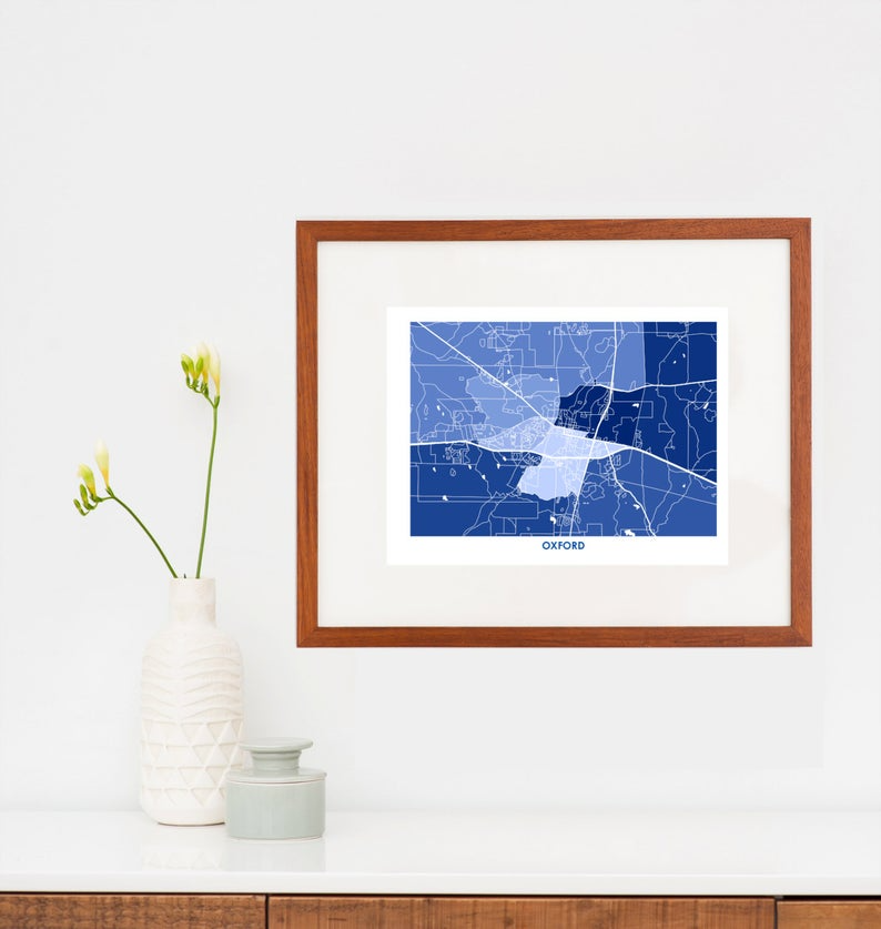 Juanita's Adventures – Impressão artística por atacado – Impressão do mapa Juanitas Oxford3