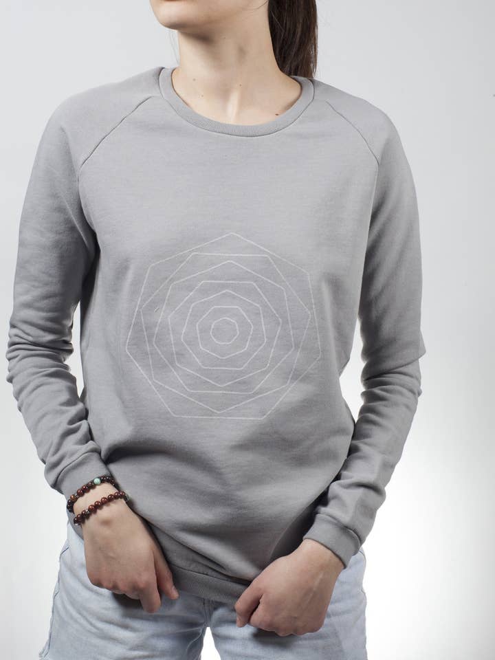 Sudadera Flor Gris para venta al por mayor de Modern ŌM