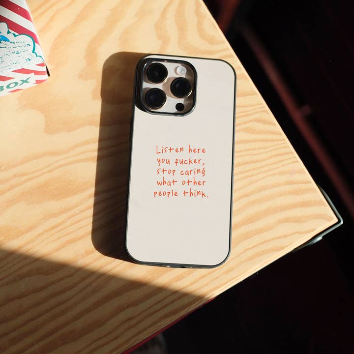Wisdom and Wonder Designs – wholesale Phone case – Women’s – Listen Here You Fucker | Phone Case4