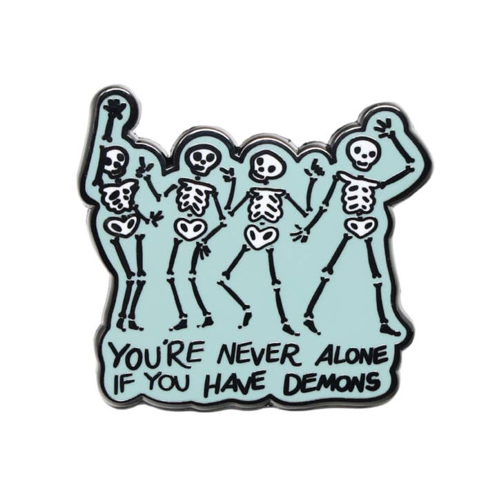 You're Never Alone | Funny Enamel Pin and other Purchase Wholesale never alone. Free Returns & Net 60 Terms on Faire trending on Faire.