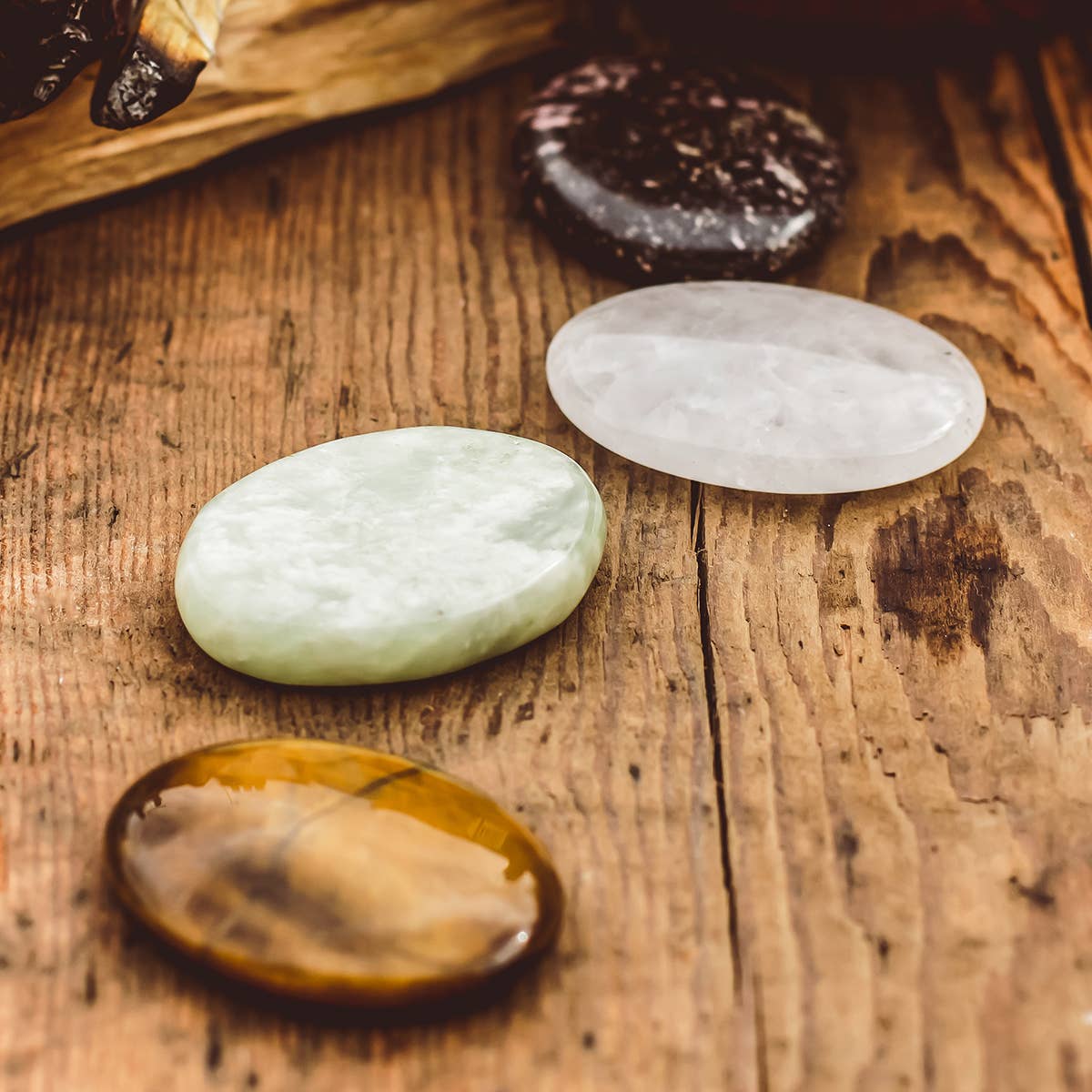 Mindful Living Co. – wholesale Spiritual stone/crystal – Crystal Worry Stones - Healing Gemstones for Stress Relief

1