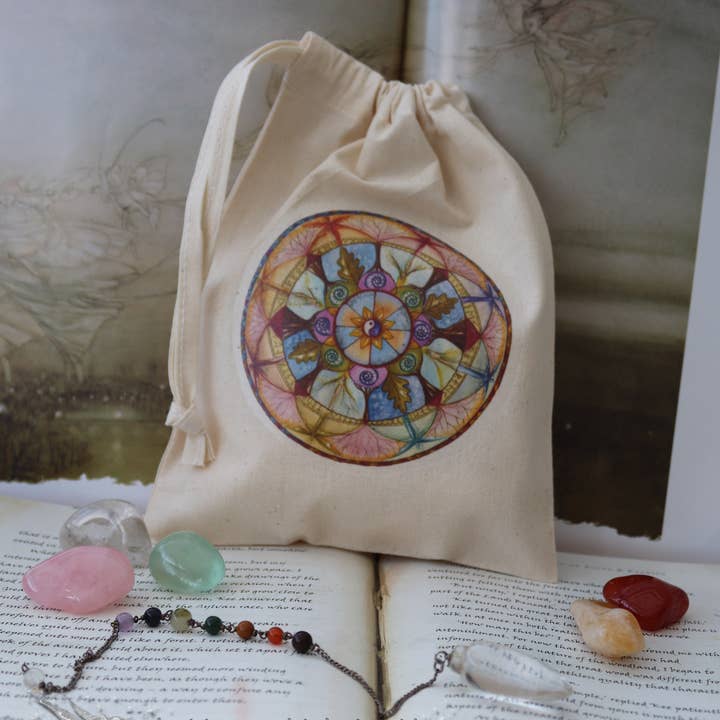 FreeRangeFaeries - Wholesale Pouch - Women's - Lifeline Mandala Tarot Pouch1
