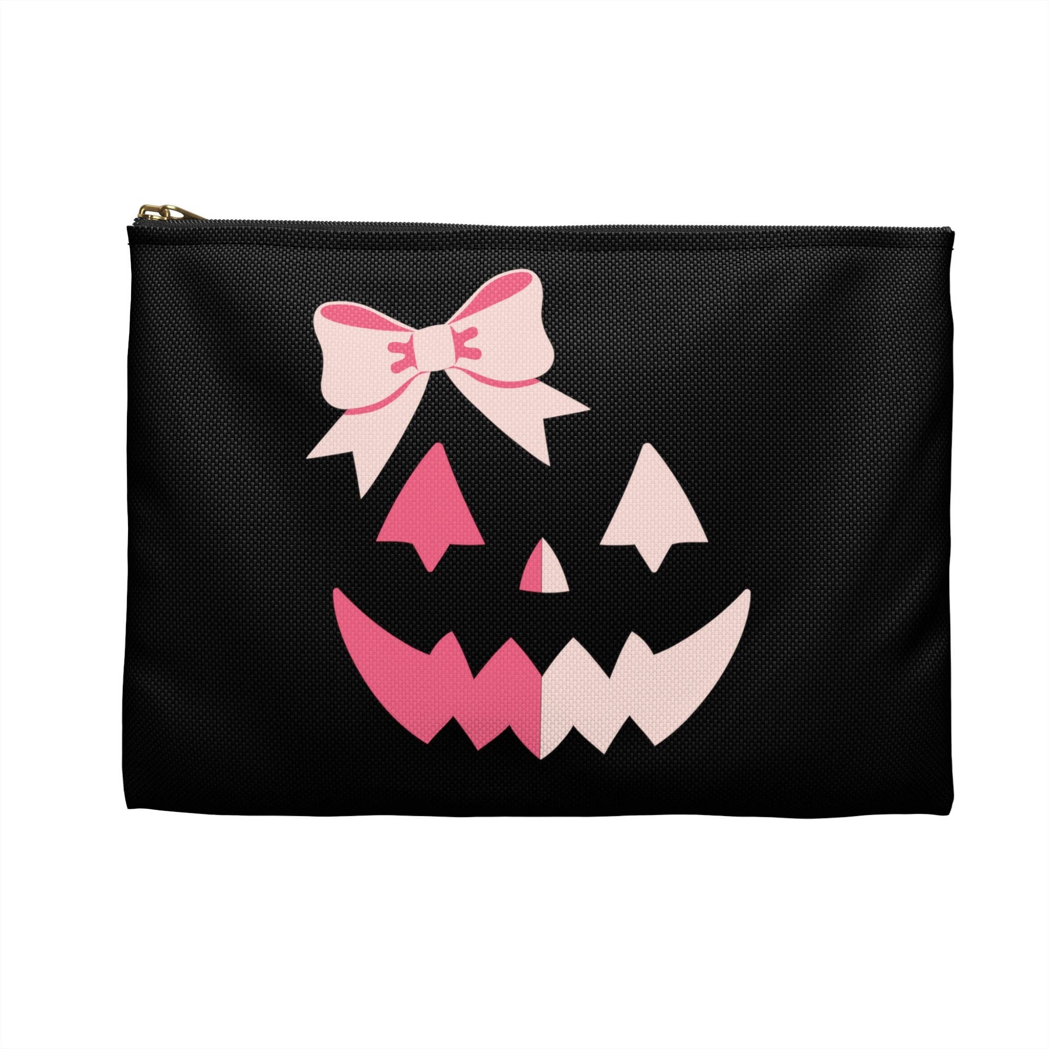 T O T A L I Z A D O R E S - Wholesale Makeup/Cosmetic Bag - Pink Pumpkin Halloween Accessory Bag Jack O Lantern Makeup6