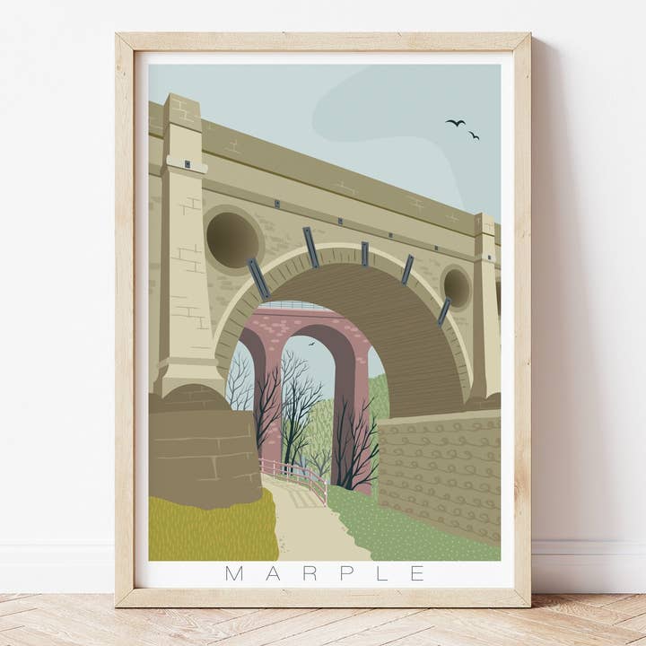 MARPLE PRINT for wholesale by Rankidoodle Printshop