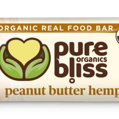 Pure Bliss Organics - Wholesale Snack Bar - Peanut Butter Hemp - 1.7oz