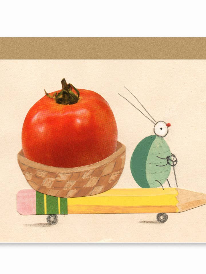 Tomato Beetle Card for wholesale by Lindsay Blevins Illustration