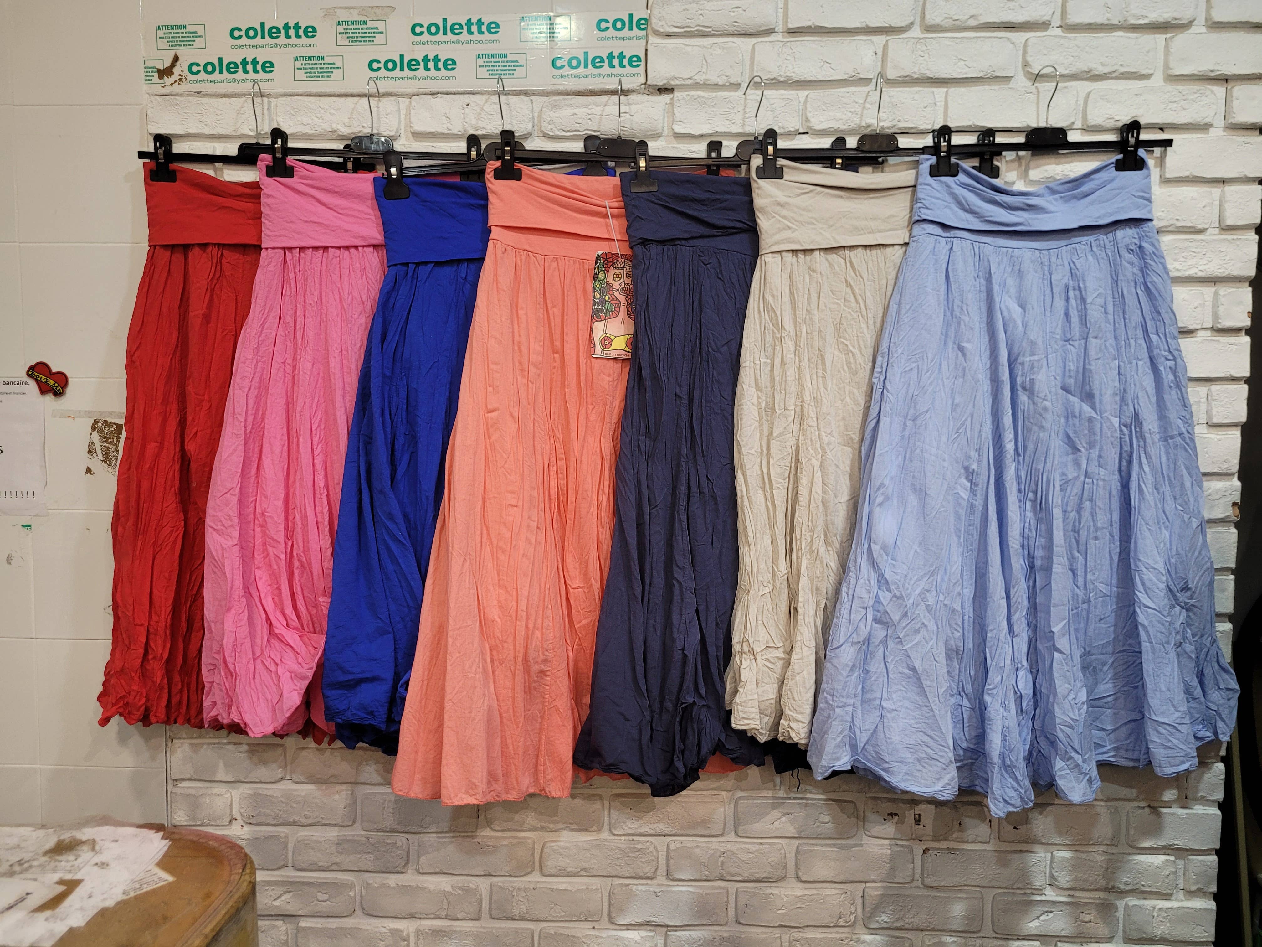 la maison des fibres naturelles – wholesale Kjol - Dam – 100% bomullskjol 6535820