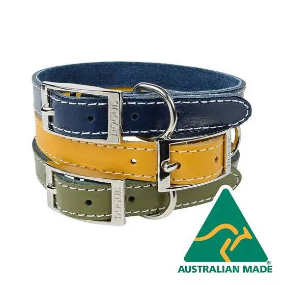 DOGUE - Wholesale Pet Collar - Dog - DOGUE Classic Stitch Leather Dog Collar