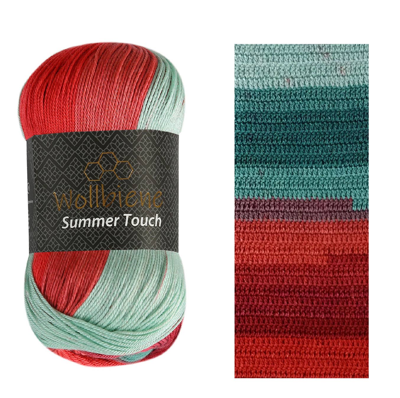 Wollbiene – Engroshandel Garn – Woolbee Summer Touch batik med farvegradient i uldgarn27