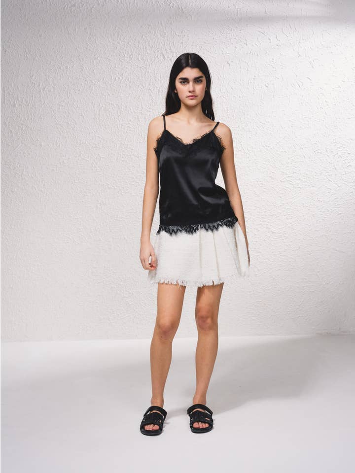 SMF - Wholesale Tank Top - Women's - 259631 - Top with lace applications8