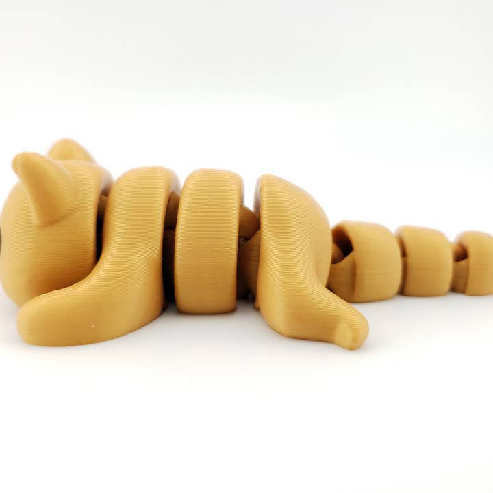 The Geek Galleria – wholesale Dekorativ statyett – 1 Ledad Katt - 3D-printad Fantasivarelse - Zou 3d