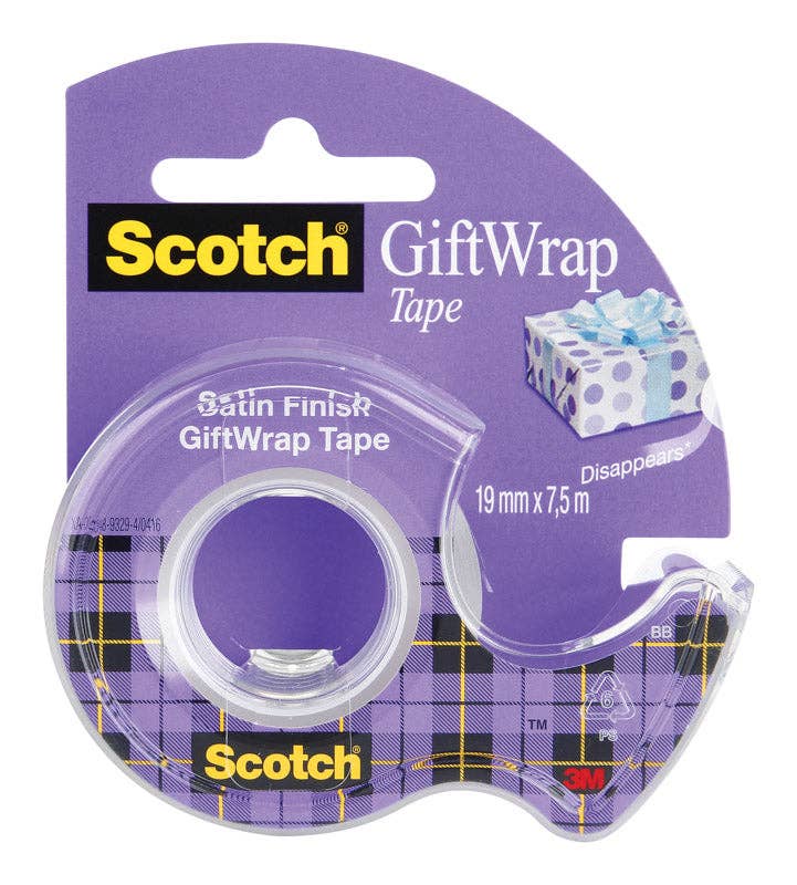 Everyday Supply Co - Wholesale Tape - Scotch Gift Wrapping Tape 3/4"x650" Clear, 12-Pack0