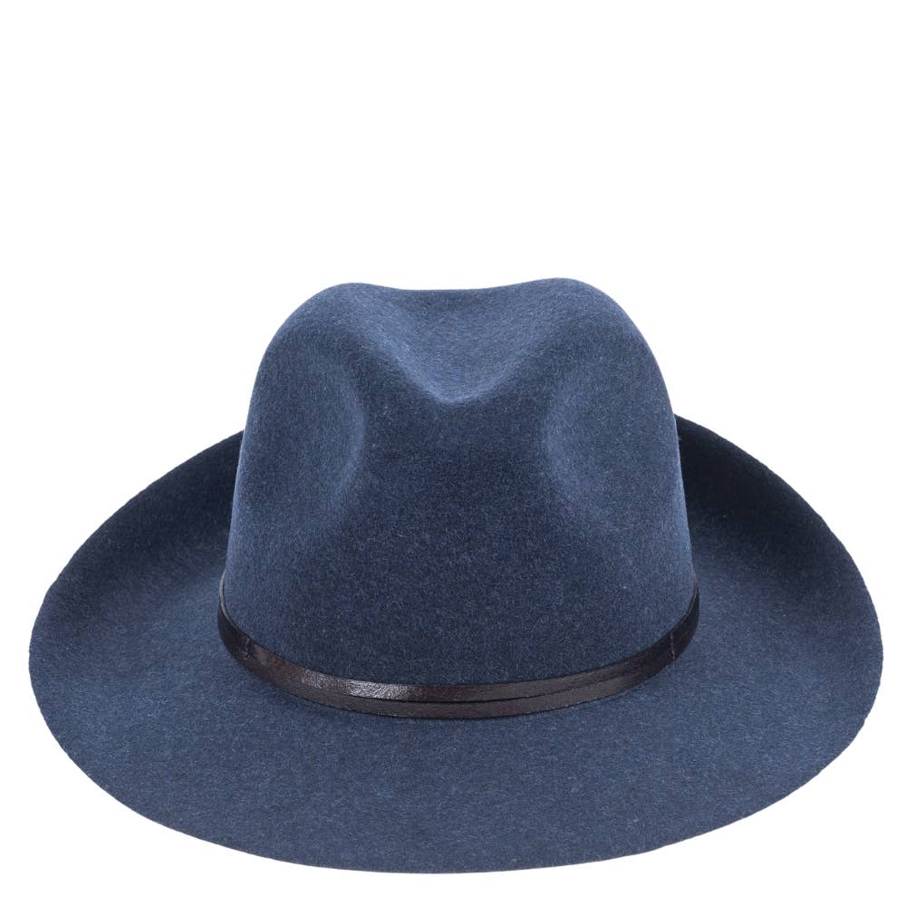 TRAVAUX EN COURS... – Großhandel Fedora-Hut – Damen – Filzhut mit Lederband und rohem Rand16