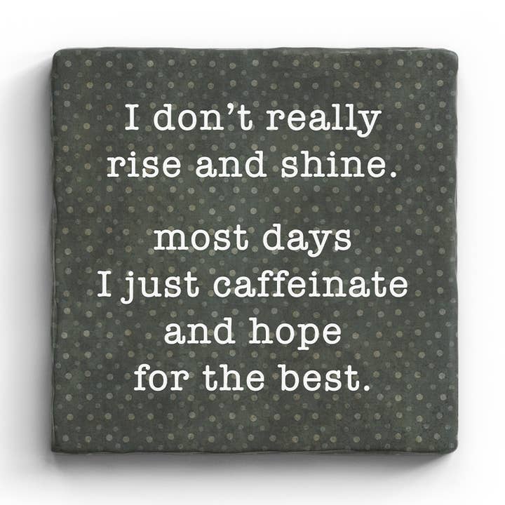 Rise and Shine - Marble Coaster for wholesale by Paisley & Parsley