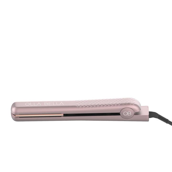 Rose Gold Titanium Hair Straightener Nude Pink for wholesale by Olla Bella