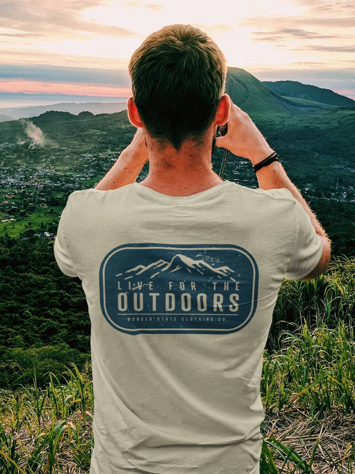 Viva para o ar livre - Walnut por atacado de Wonder State Clothing Co.